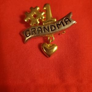 Gold #1 Grandma Brooch